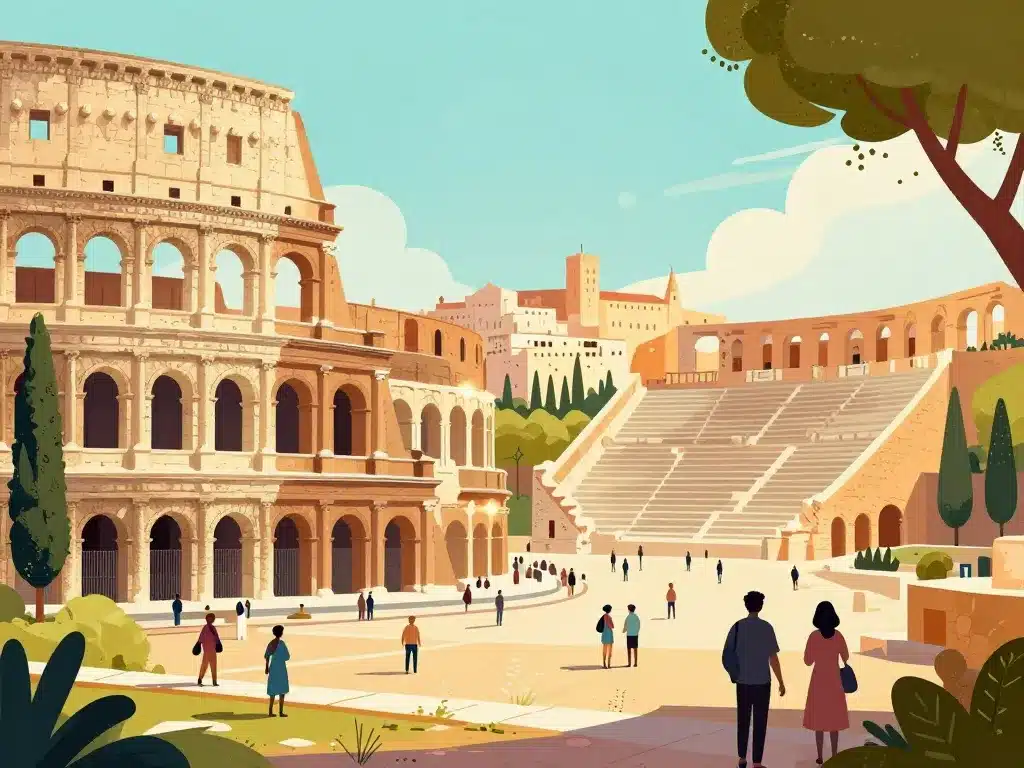 Arles centre historique amphithéâtre romain théâtre antique