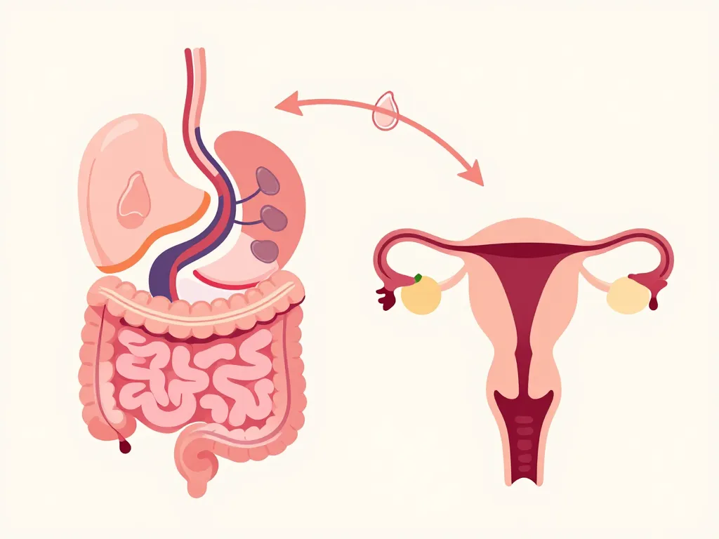 diagramme causes ballonnement ou grossesse