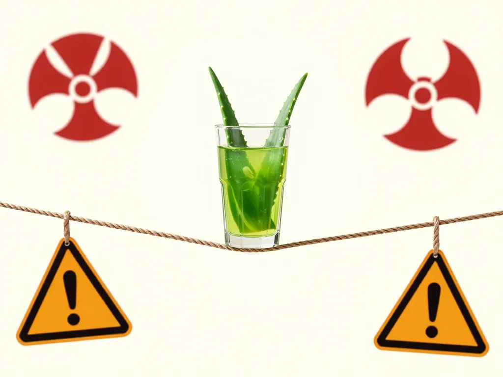 bienfait jus aloe vera dangers précautions équilibre