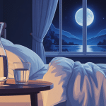 boire de l eau avant de dormir carafe verre lit