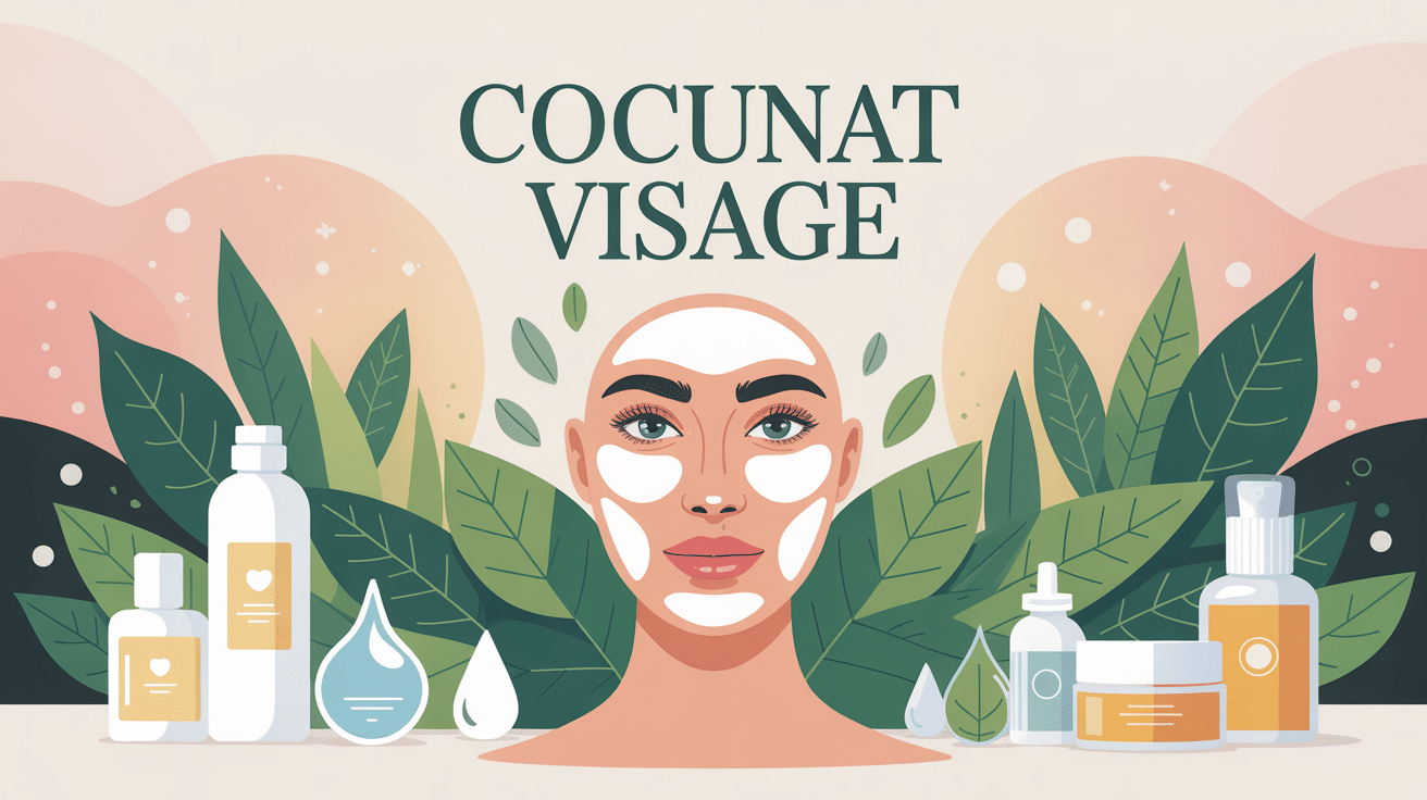cocunat visage avis illustration naturelle avec visage et cosmétiques