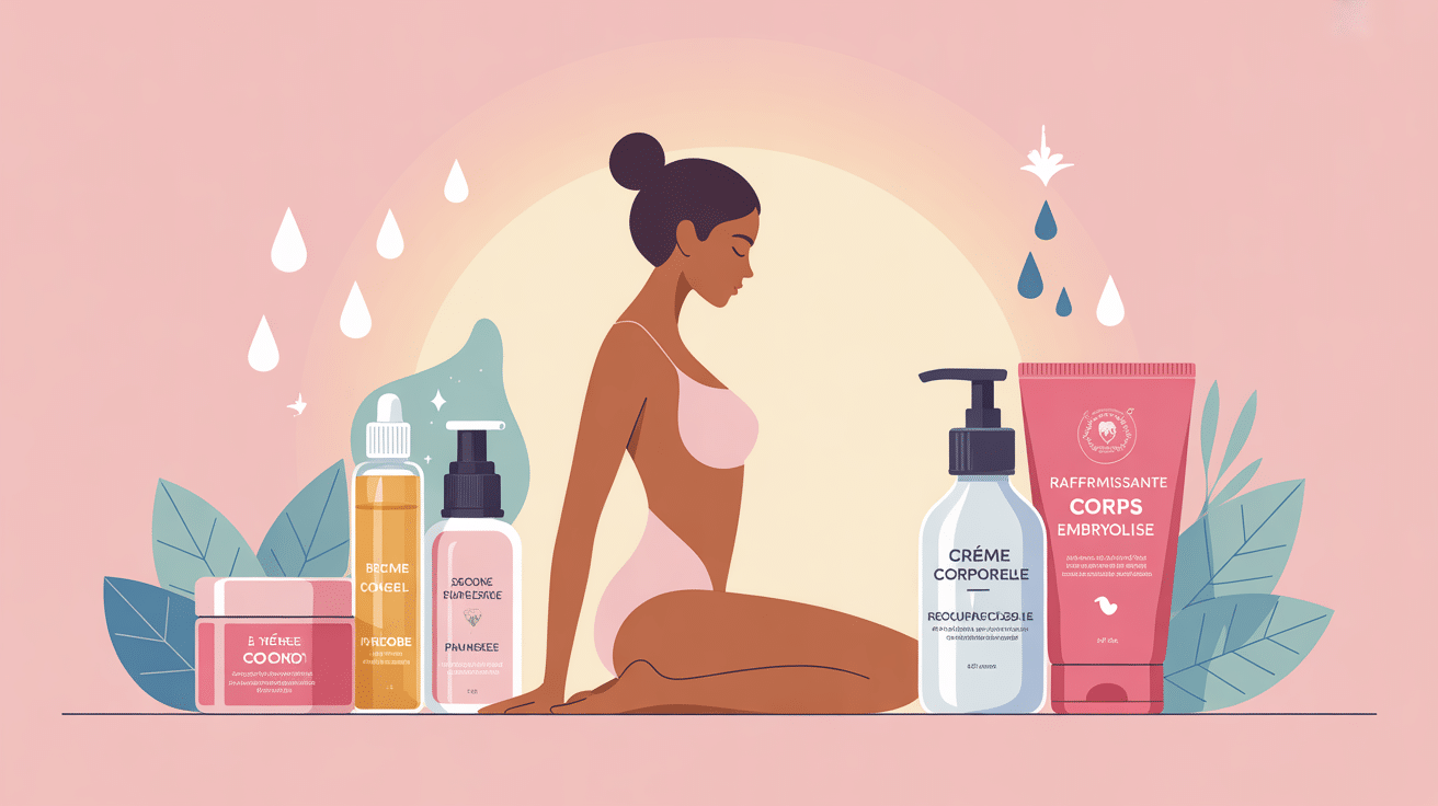illustration vectorielle crème 365 raffermissante corps embryolisse avis bien-être