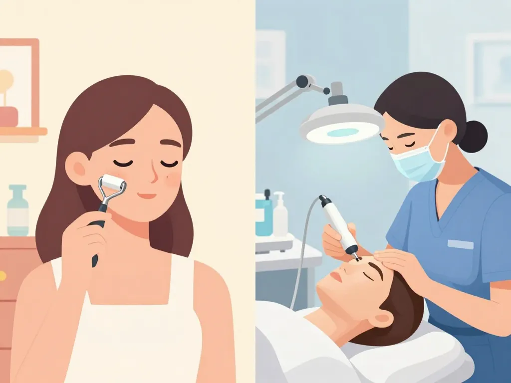 dermaroller avis dermatologue comparaison maison clinique