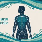 drainage lymphatique perte de poids illustration silhouette bien-être