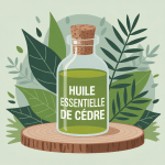 Illustration huile essentielle de cèdre danger précautions