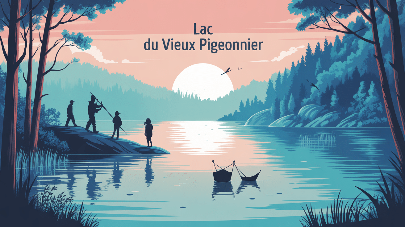 lac du vieux pigeonnier vue nature préservée