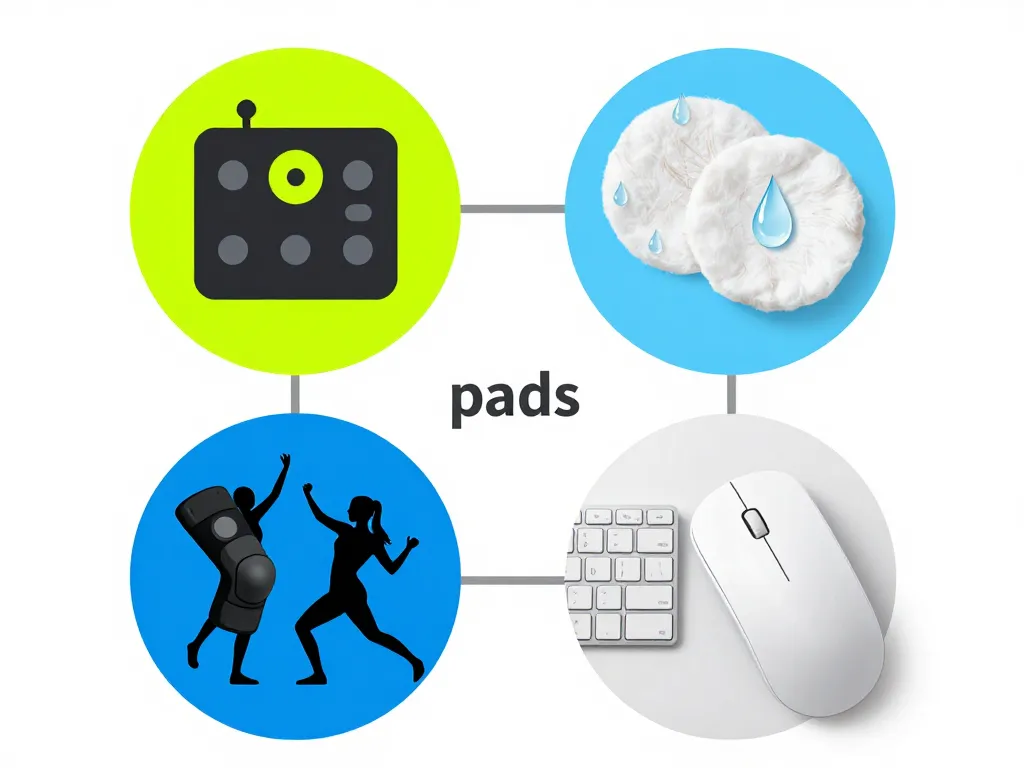 Diagramme panorama pads musique soin sport informatique