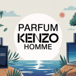 Univers parfum Kenzo homme illustration nature élégance