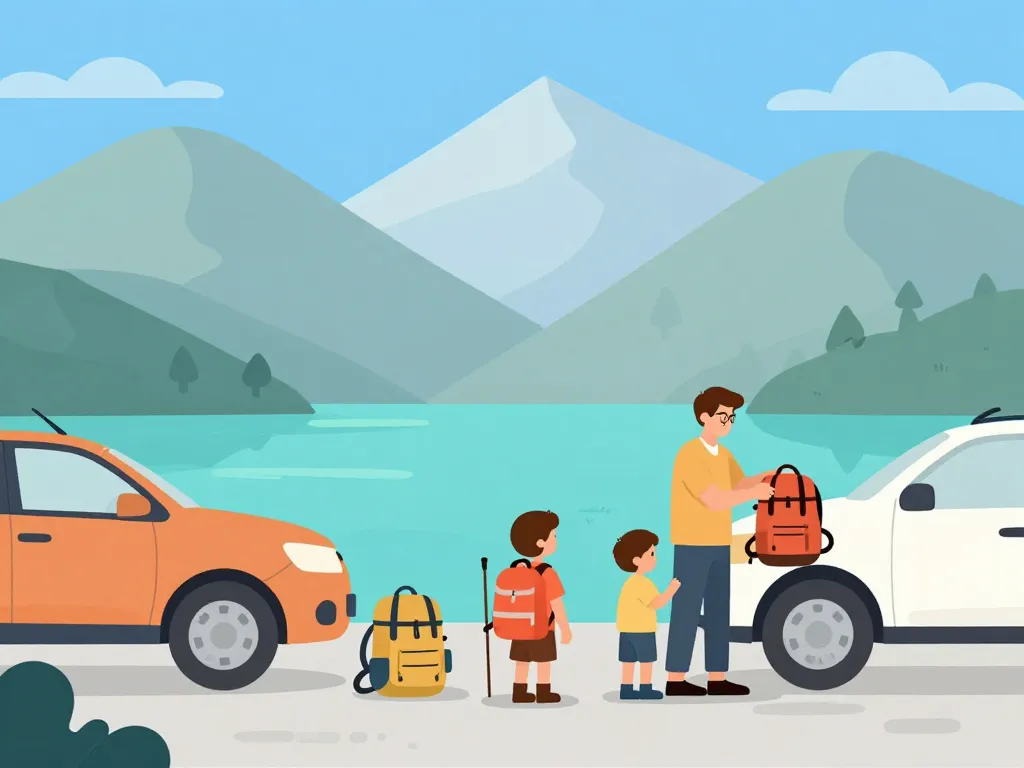 préparation randonnée barrage des gloriettes famille montagne