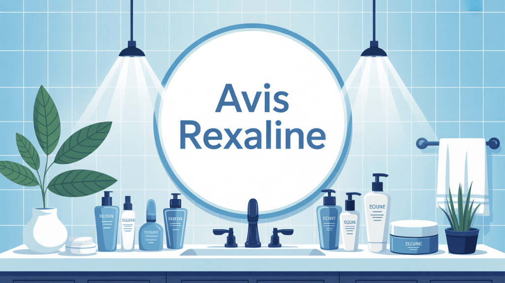 rexaline avis produits soins salle de bain élégante