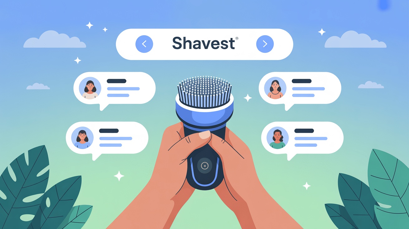 shavest avis illustration mains rasoir et avis clients