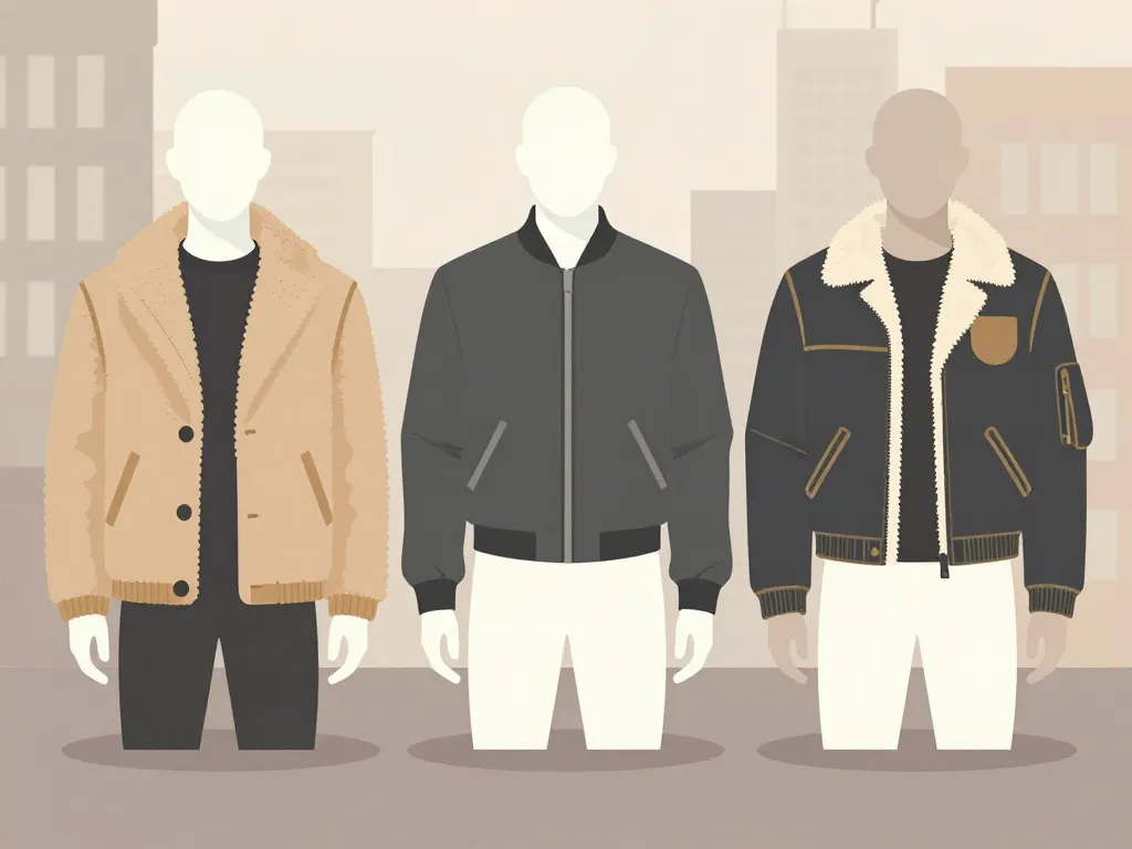 veste teddy bomber aviateur silhouettes design