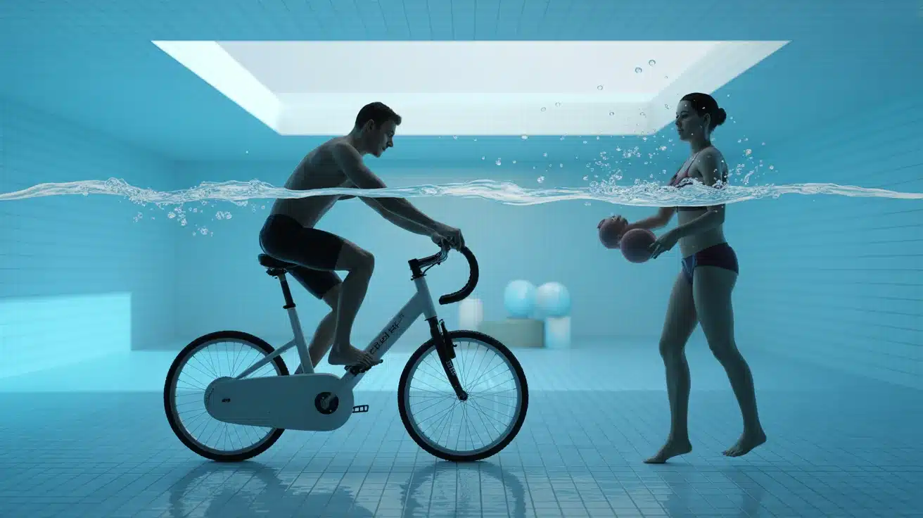 Aquabike pour drainer la cellulite