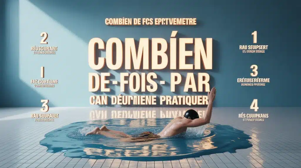 Combien de fois par semaine pratiquer l’aquagym, 3 séances et récupération