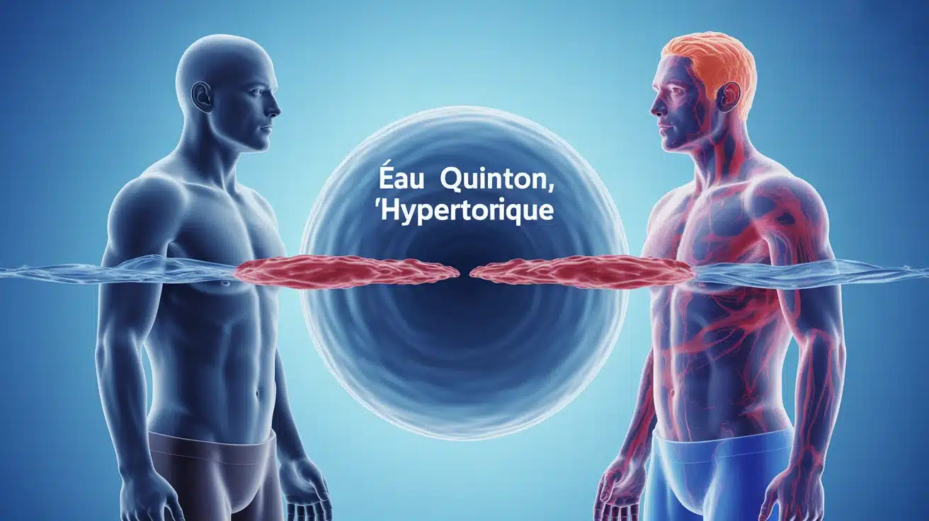Eau de Quinton hypertonique et isotonique : équilibre osmotique