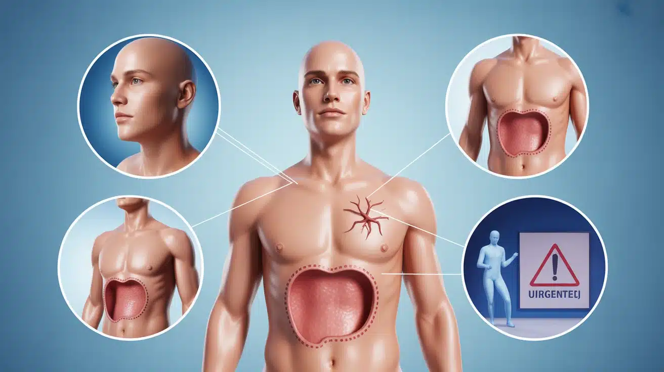 Éventration abdominale, signes d’urgence et chirurgie