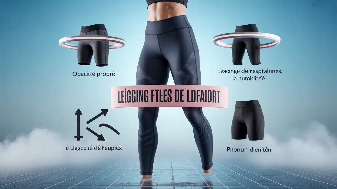 legging de sport noir mat pour femmes, confort et respirabilité