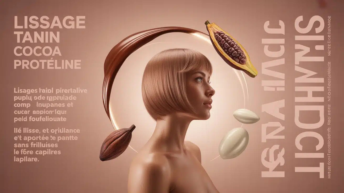Lissage tanin cocoa organic protéine : effet lisse et brillance