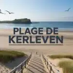 Plage de Kerleven sable fin Finistère Sud