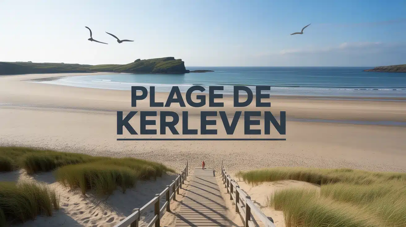 Plage de Kerleven sable fin Finistère Sud
