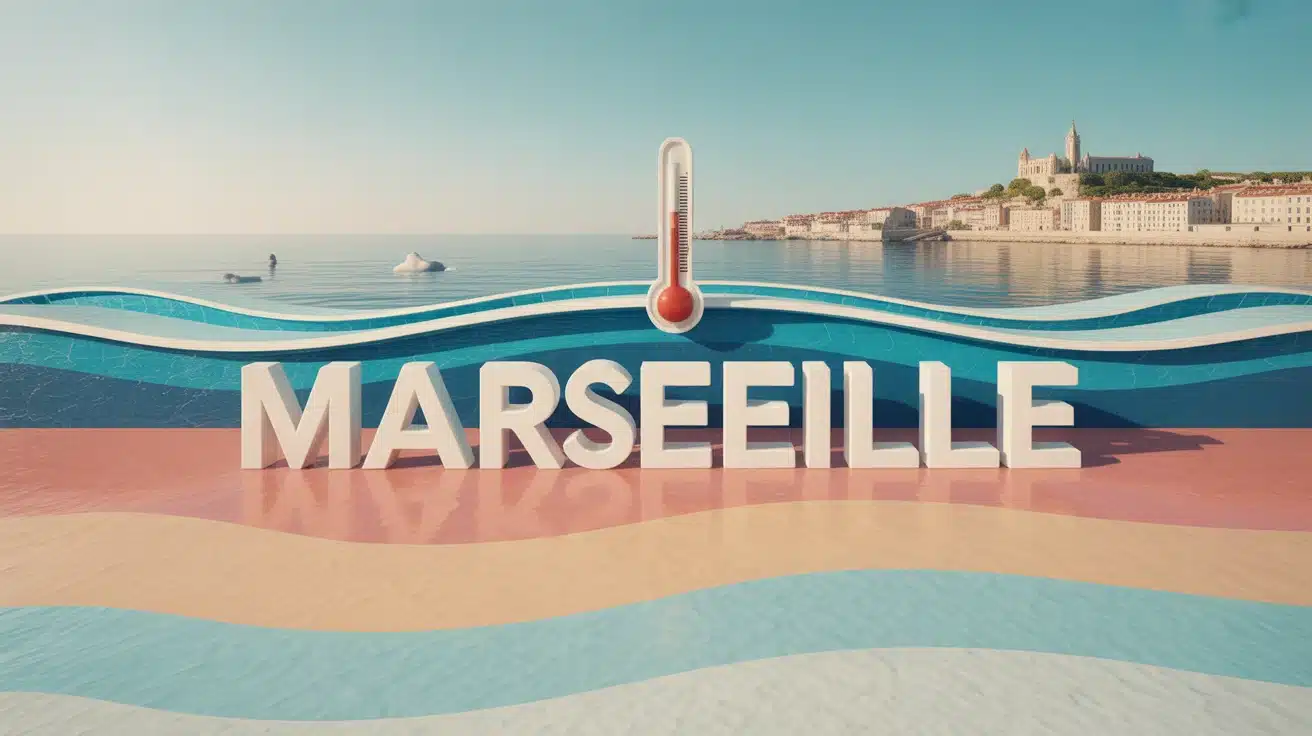 Température de l’eau à Marseille avec le Mistral : baisse de 5°C