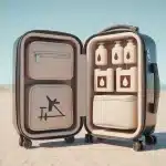 Trousse de toilette de voyage organisée, anti-fuite et pratique