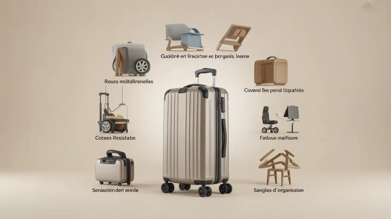 Valise 75 cm pour longs séjours : solidité et volume