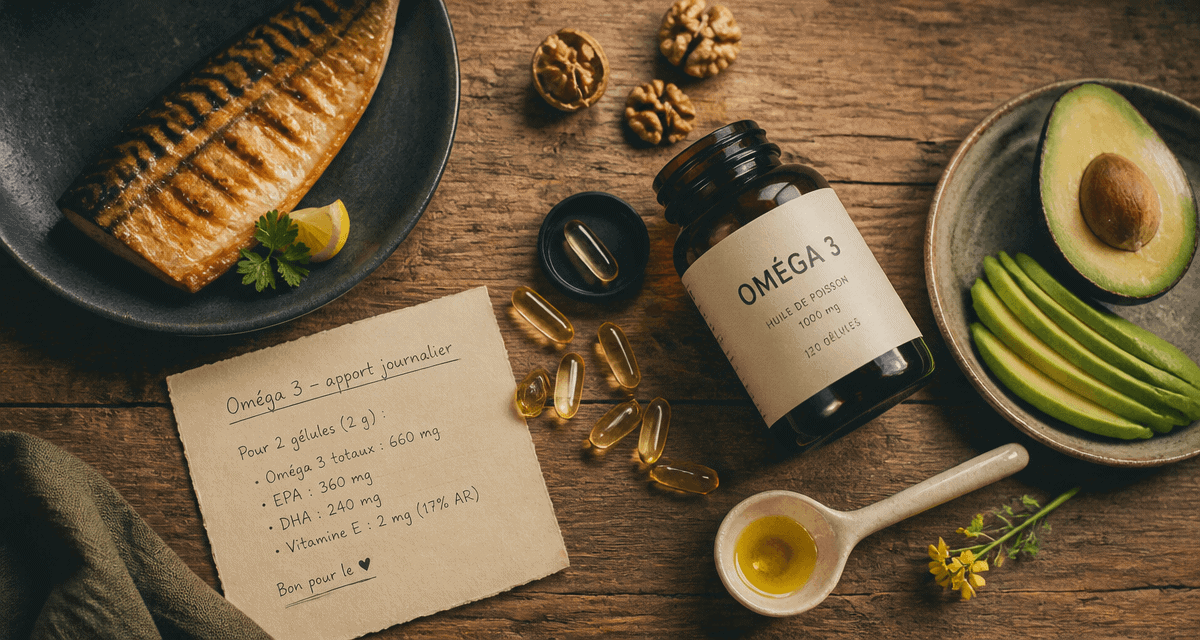 combien de gelule omega 3 par jour gélules et aliments