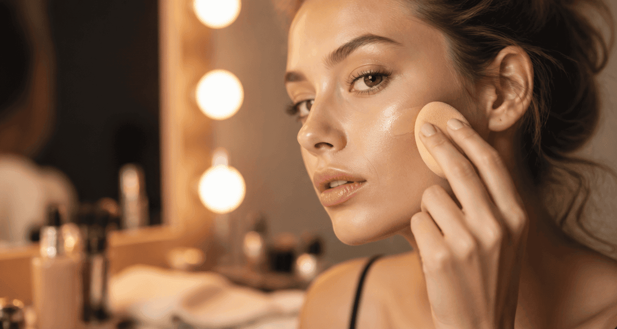 comment appliquer le fond de teint femme miroir