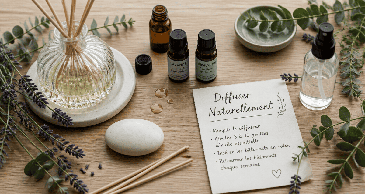 comment diffuser huile essentielle avec diffuseur et accessoires