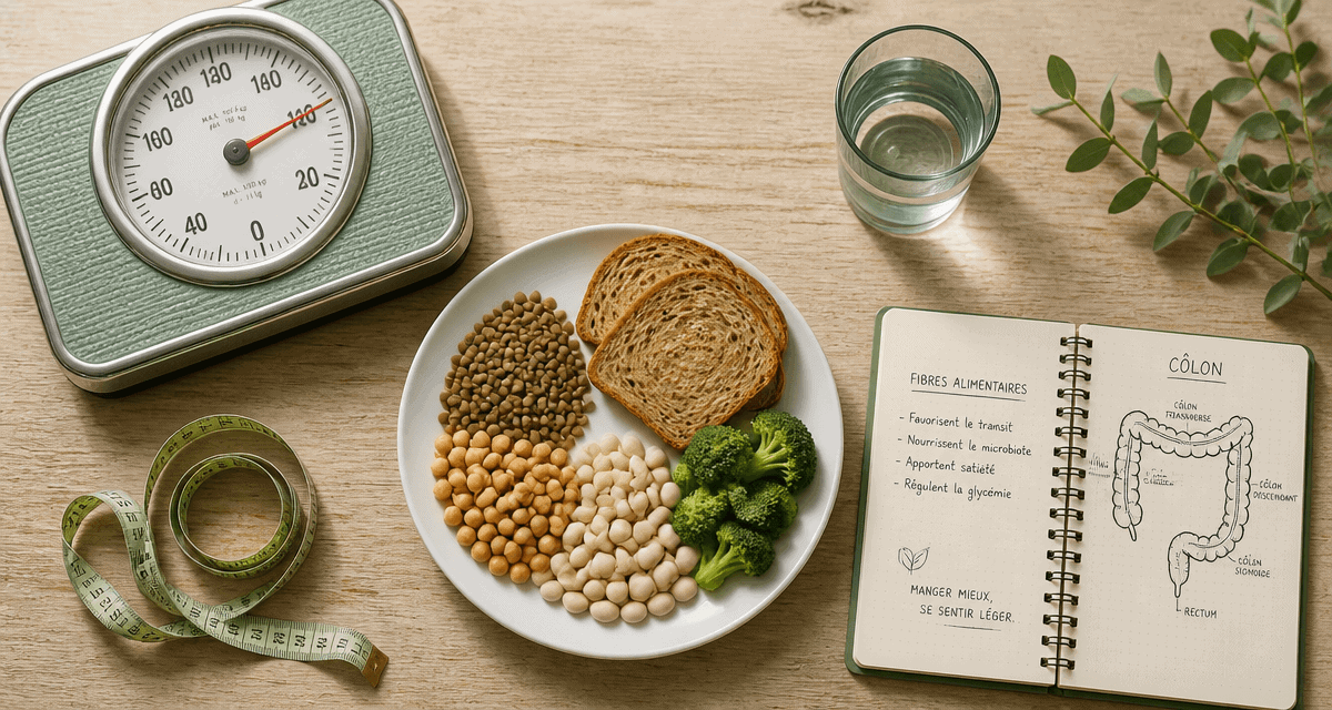 constipation et prise de poids, aliments riches en fibres et balance