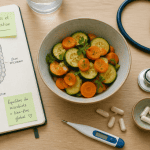 diverticulite et stress, schéma côlon, alimentation