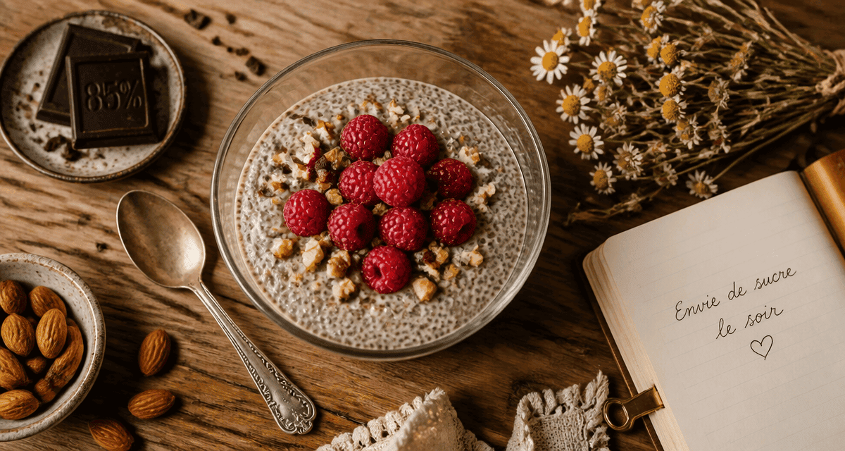 envie de sucre le soir pudding chia framboises