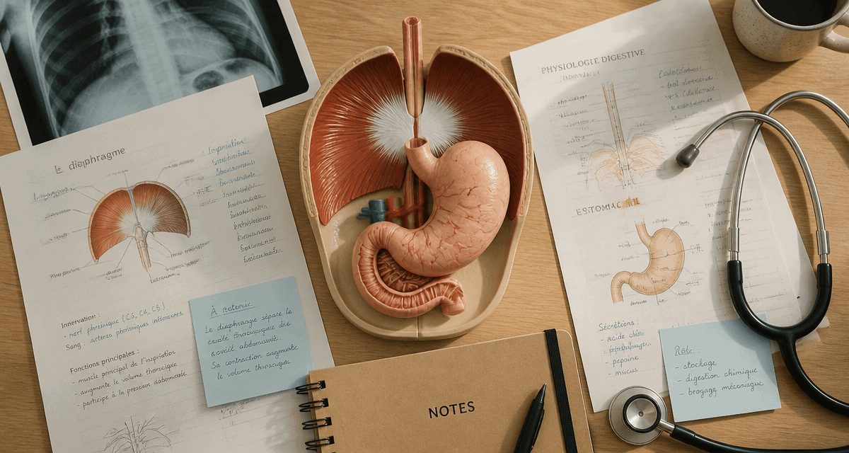 Est-ce qu'une hernie hiatale peut disparaître maquette anatomique sur bureau médical