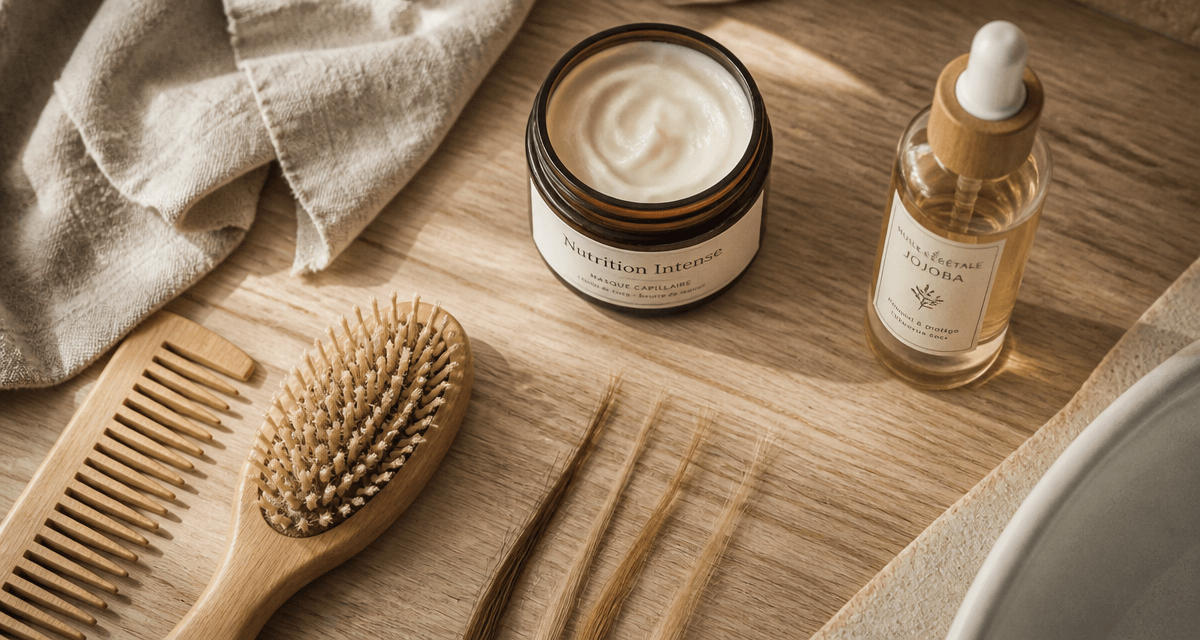 Peut on appliquer un masque sur cheveux secs sur table de salle de bain