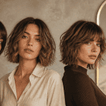tendance coupe carré femme, trois variantes modernes