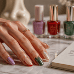 tendance vernis à ongles sur main féminine