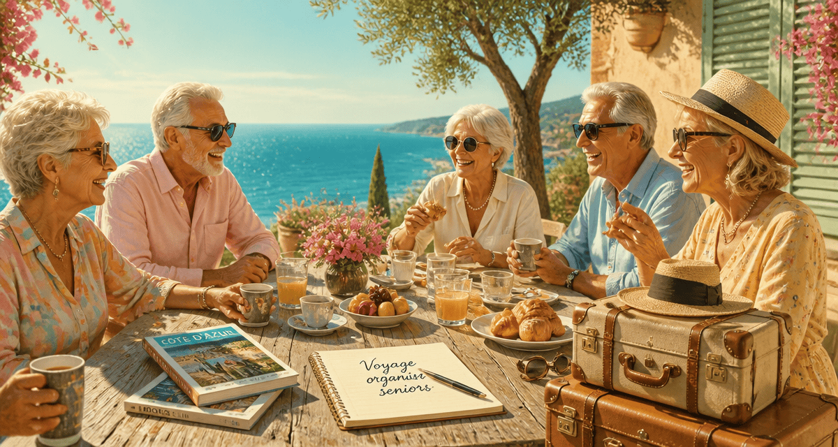 voyages organisés pour personnes seules 60 ans petit-déjeuner seniors Méditerranée