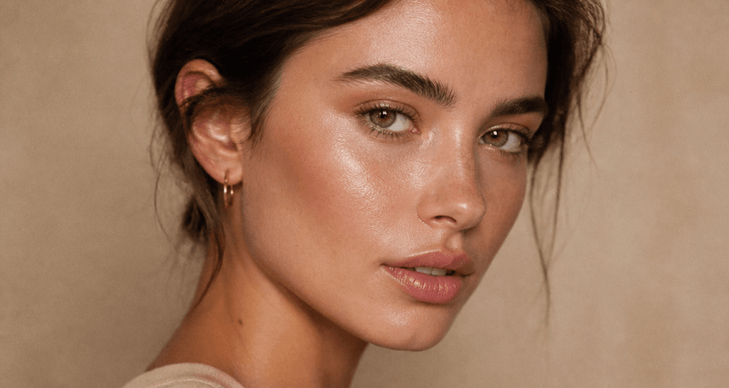 comment appliquer highlighter sur pommettes, nez, arc de Cupidon