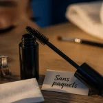 Comment mettre du mascara sans paquets : gros plan brosse et recourbe-cils