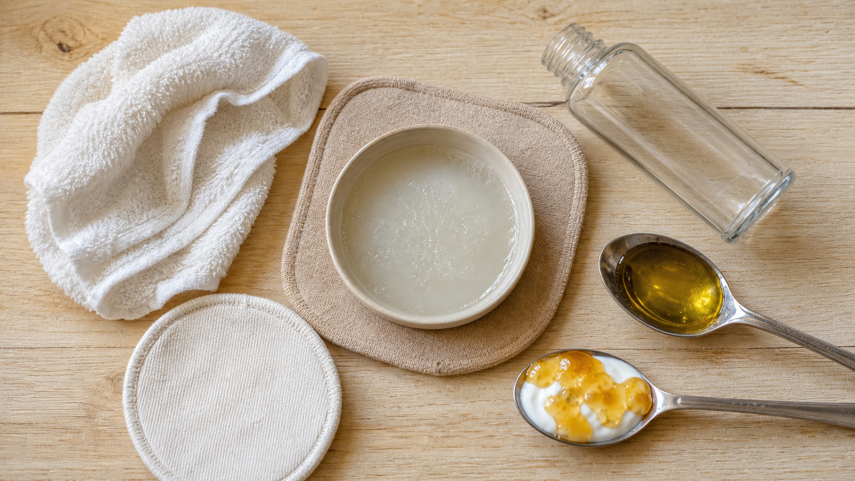 Comment se démaquiller sans démaquillant : huile de coco, gant et coton réutilisable