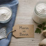 Difference collagene marin et bovin en image