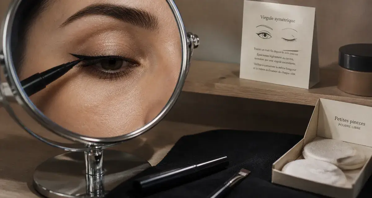 Eye liner comment le mettre : virgule parfaite sans trembler