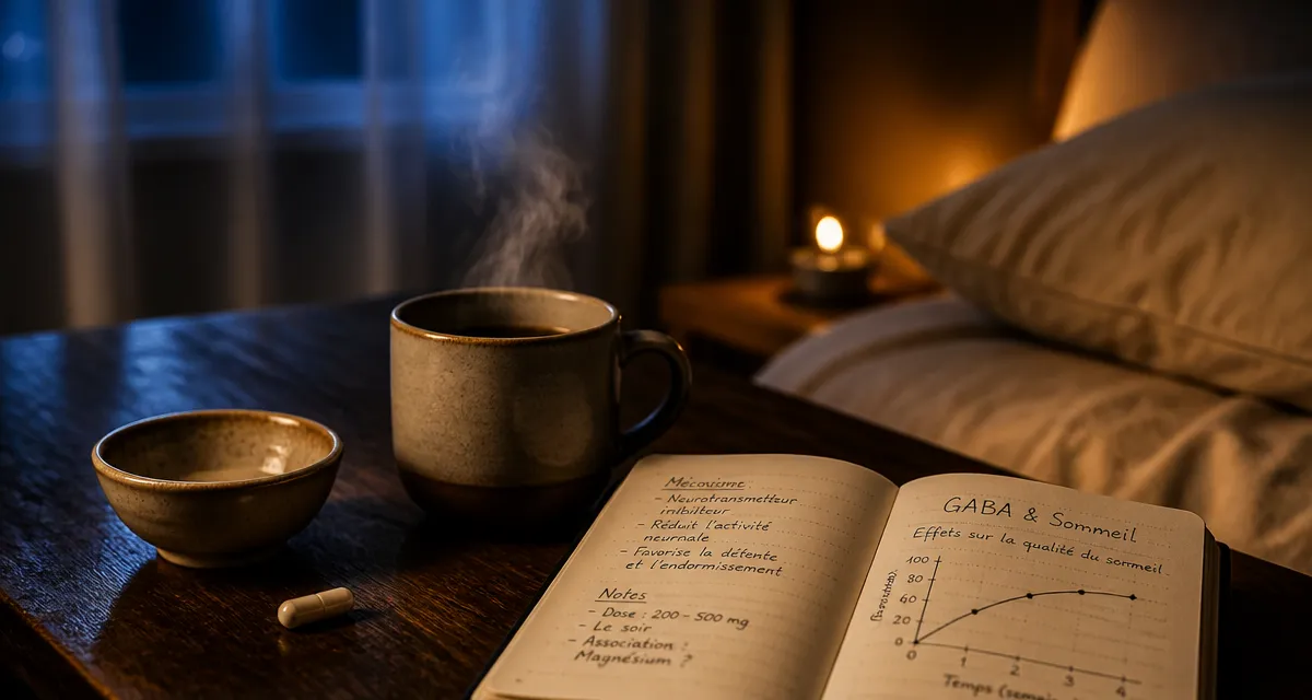 GABA effet au bout de combien de temps sur sommeil et stress