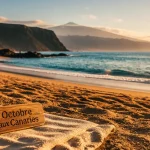 Meteo canaries octobre : plage de Maspalomas et Tenerife
