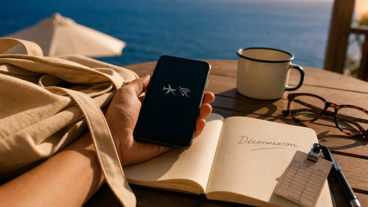 Déconnecter vraiment pendant ses vacances : smartphone en mode avion, alertes coupées