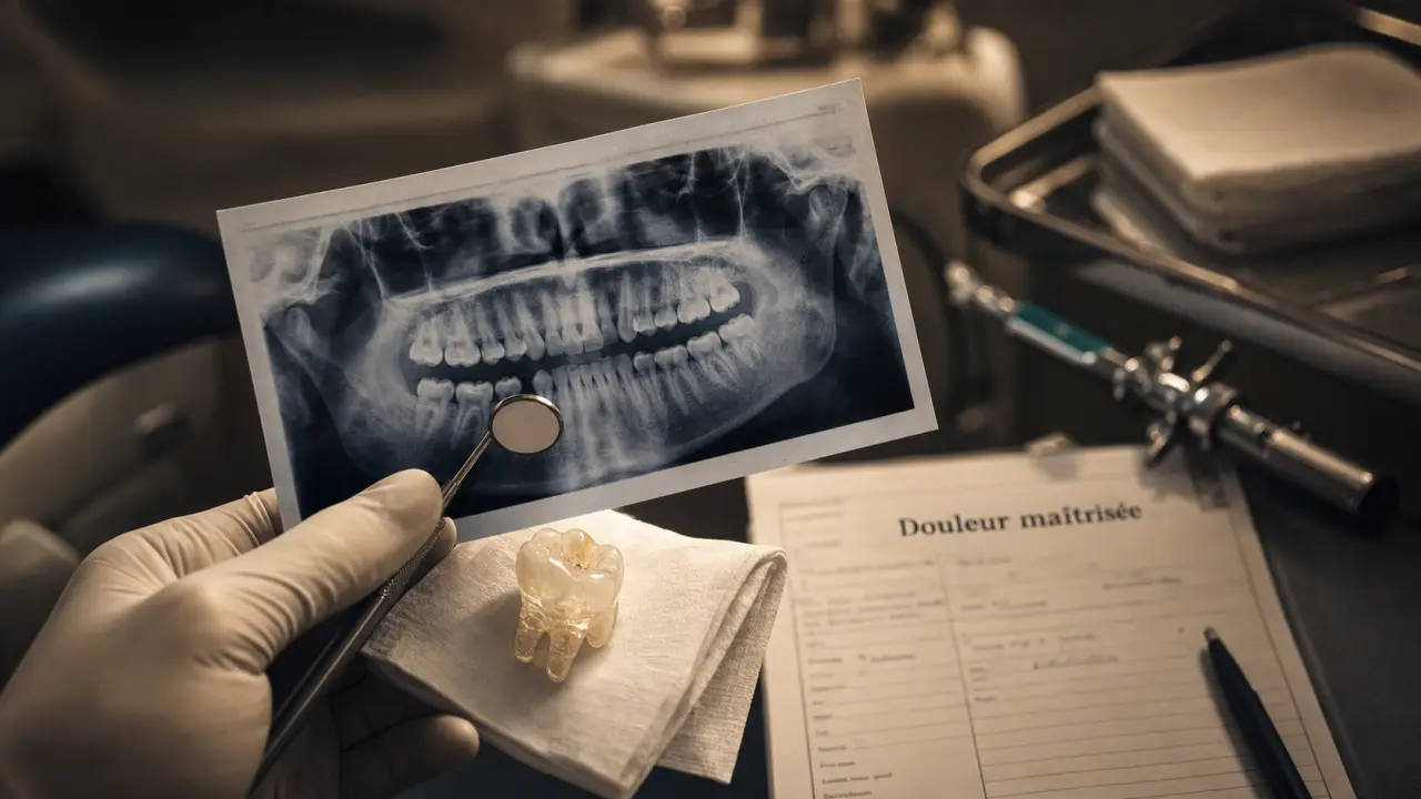 Devitalisation dentaire douleur : radiographie et soins dentaires
