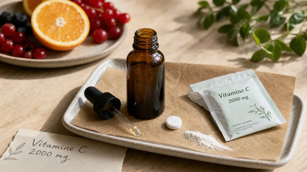 Effets secondaires vitamine C 2000 mg : digestion et calculs rénaux