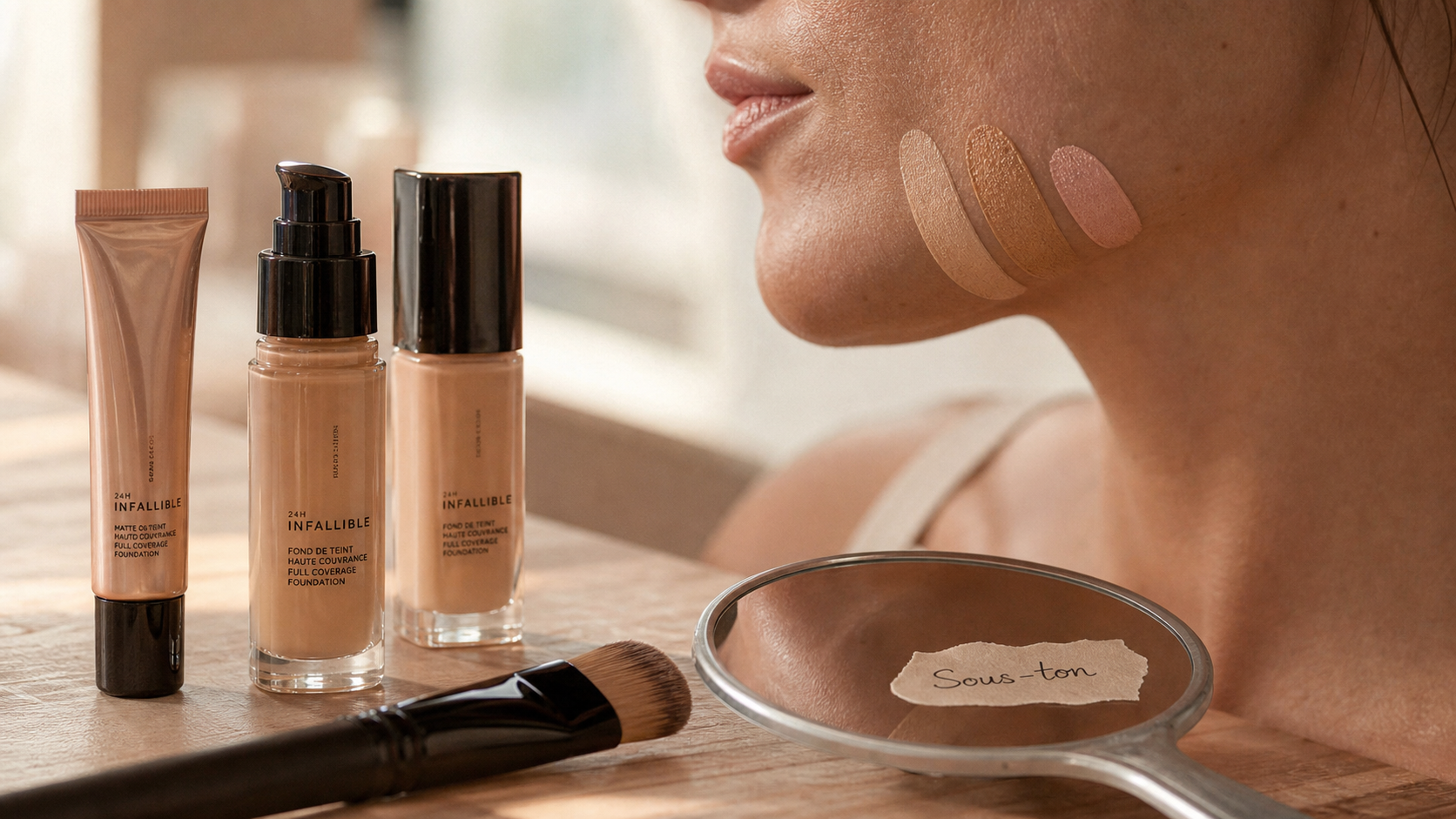 Fond de teint L’Oréal Infaillible : quelle teinte choisir, application sans effet masque.