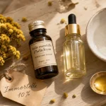 Huile essentielle immortelle utilisation : dilution 10%